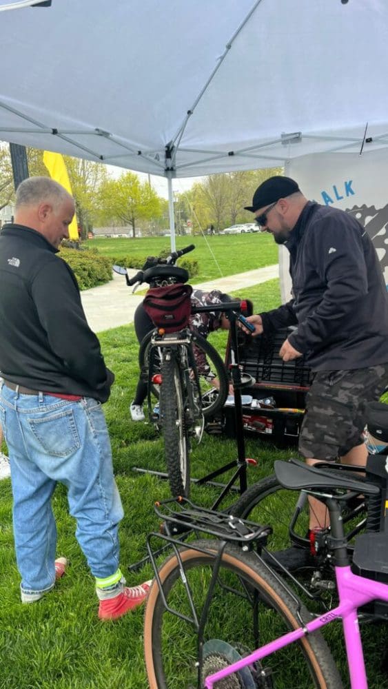 Norwalk photos Earth Day on the Green Nancy on Norwalk
