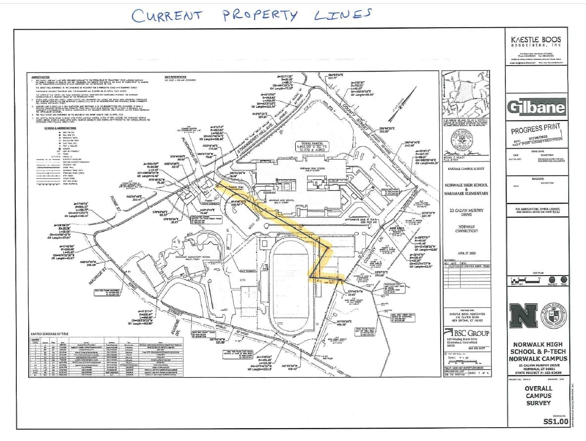 City looks to change Naramake, NHS property lines Nancy on Norwalk