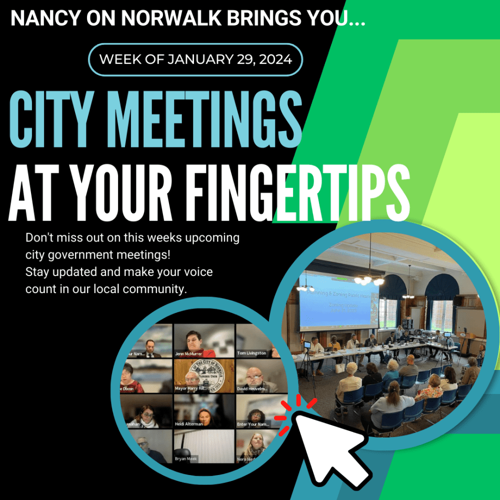 Upcoming City Government Meetings-Week of January 29, 2024-At your fingertips…