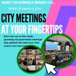 City Meetings for this Week-At your fingertips…
